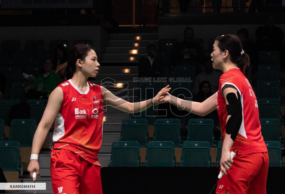 (SP)GERMANY-MUELHEIM-BADMINTON-GERMAN OPEN 2024-WOMEN'S DOUBLES
