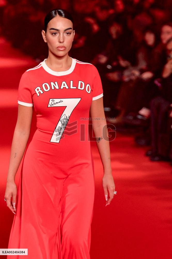 PFW - Georgina Rodriguez Models For Vetements