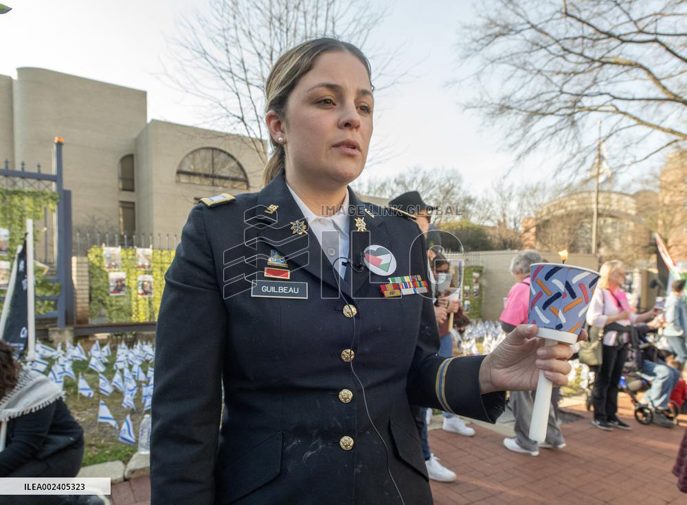 Protest At Israeli Embassy - Washington