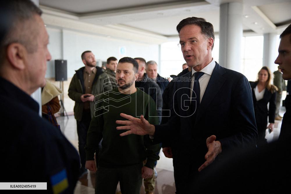 Zelensky And Rutte Meet In Kharkiv - Ukraine