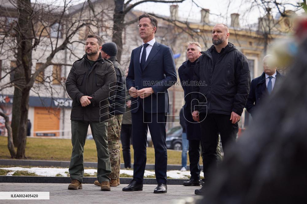 Zelensky And Rutte Meet In Kharkiv - Ukraine