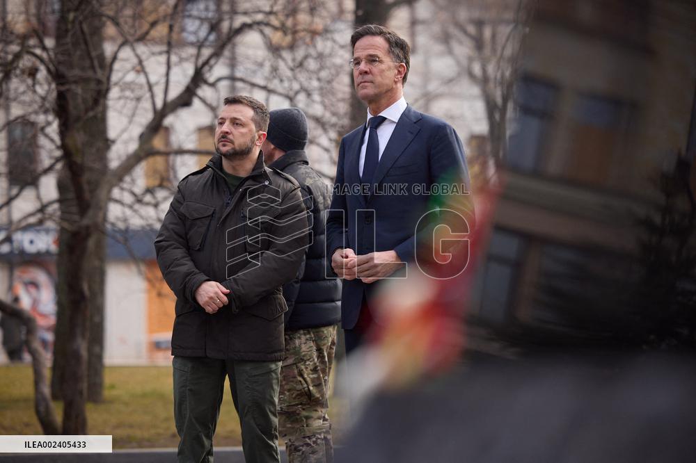 Zelensky And Rutte Meet In Kharkiv - Ukraine