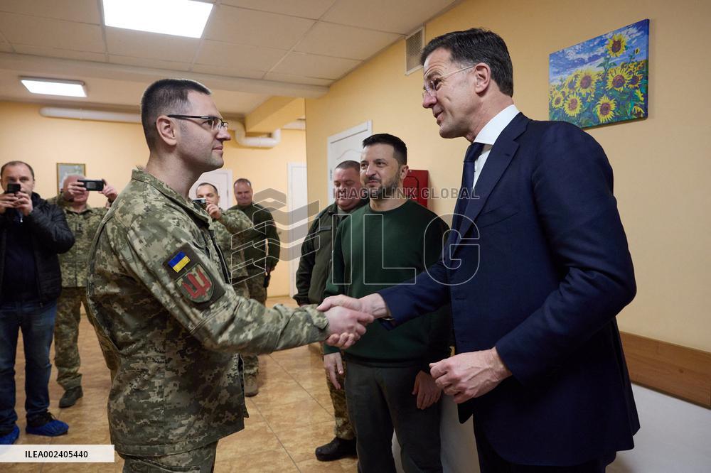 Zelensky And Rutte Meet In Kharkiv - Ukraine