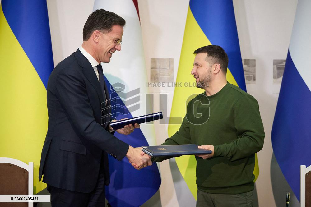 Zelensky And Rutte Meet In Kharkiv - Ukraine