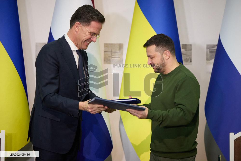 Zelensky And Rutte Meet In Kharkiv - Ukraine