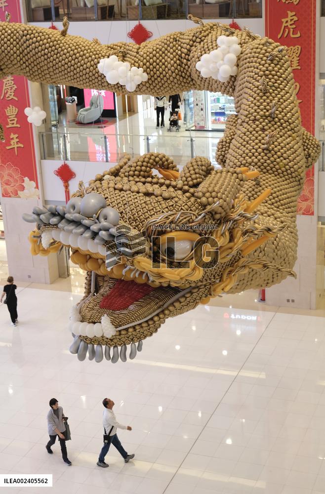 CHINA-HONG KONG-BALLOON ARTIST-WORLD'S LARGEST BALLOON LOONG (CN)