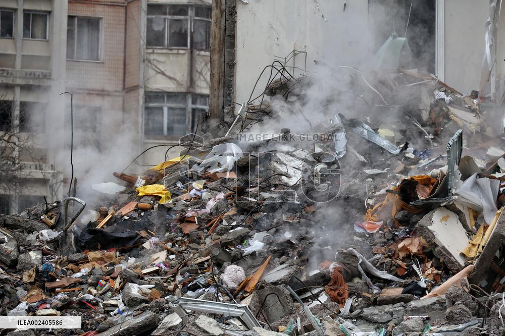 Russian drone attack on Odesa