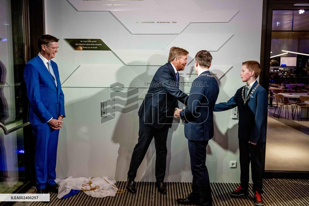 King Willem Alexander Opens The New Theater - Den Bosch