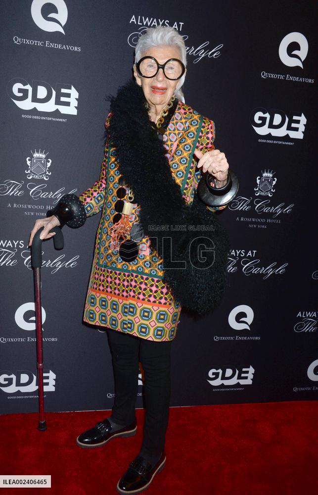 World Premiere of Always At The Carlyle - NYC