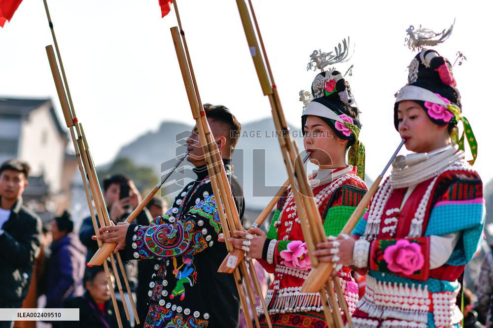 CHINA-GUIZHOU-KAILI-GANNANGXIANG-CELEBRATIONS (CN)