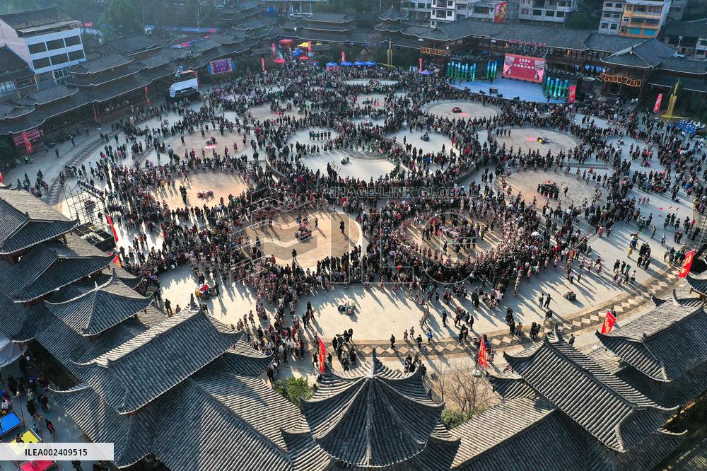 CHINA-GUIZHOU-KAILI-GANNANGXIANG-CELEBRATIONS (CN)