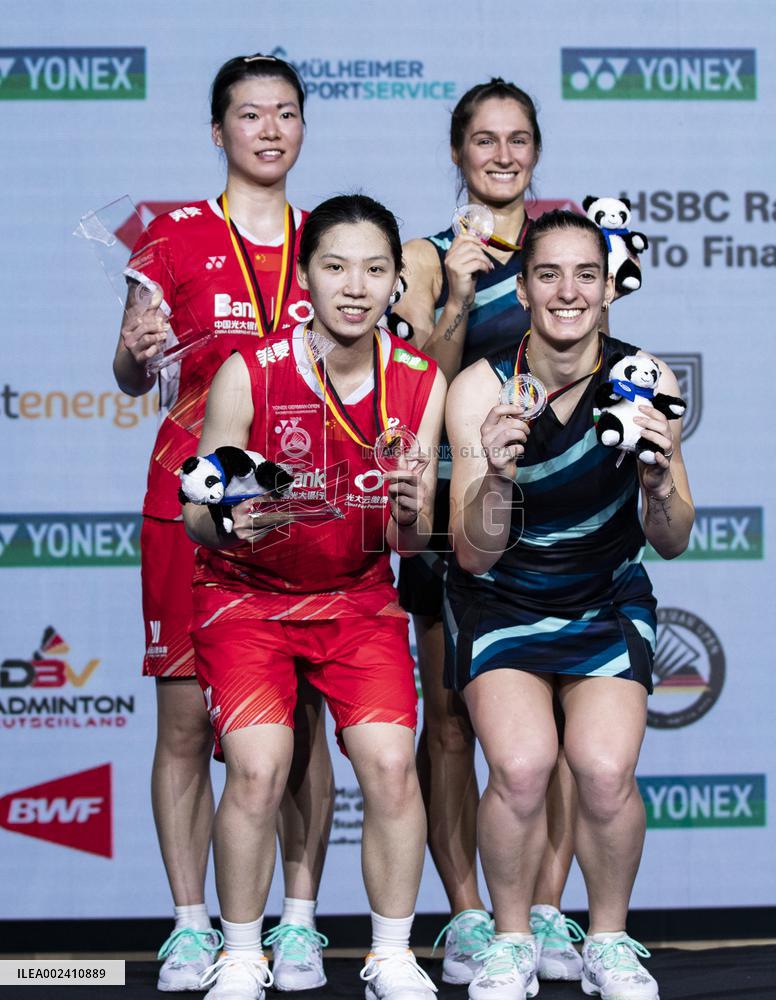 (SP)GERMANY-MUELHEIM-BADMINTON-GERMAN OPEN 2024-WOMEN'S DOUBLES-FINALS