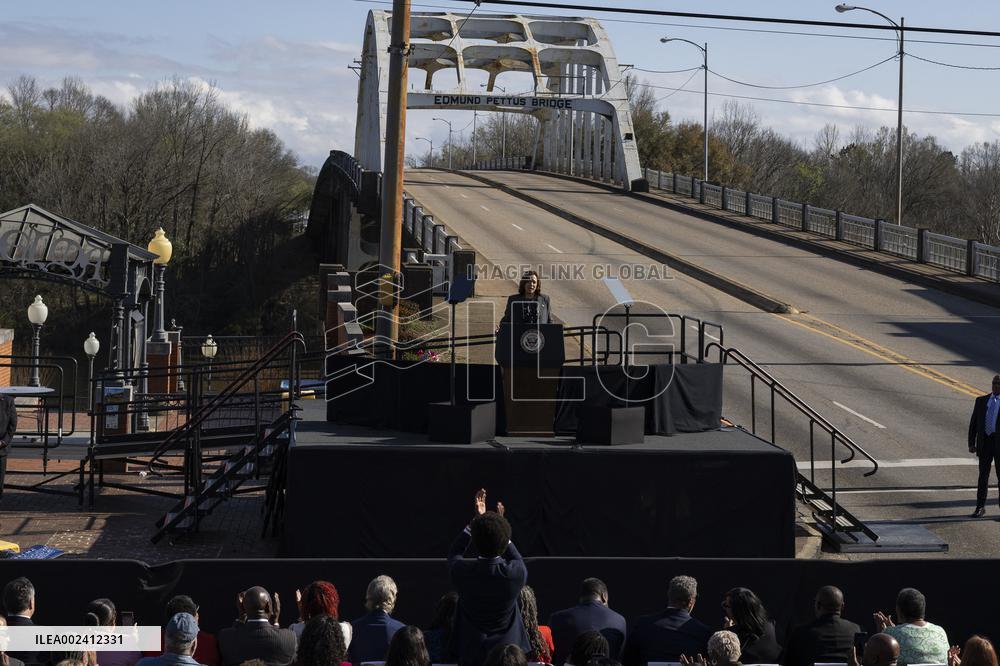 AL: Vice President Harris visits Selma, AL