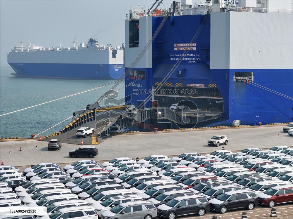 Vehicle Expor From Yantai Port