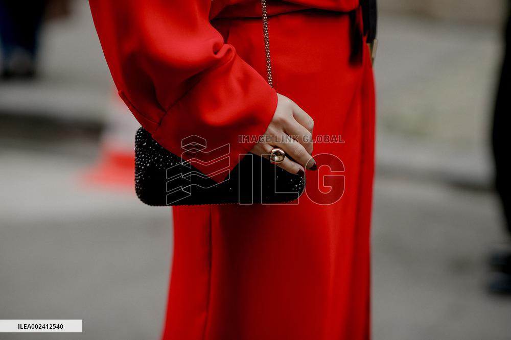 PFW - Valentino Street Style