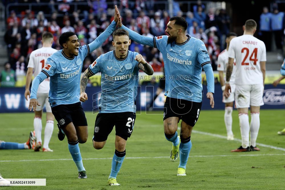 (SP)GERMANY-COLOGNE-FOOTBALL-BUNDESLIGA-COLOGNE VS LEVERKUSEN