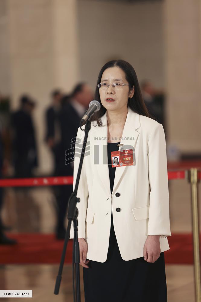 (TWO SESSIONS) CHINA-BEIJING-CPPCC-MEMBERS-INTERVIEW (CN)