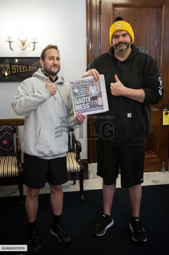 US Senator John Fetterman Portrait - Washington