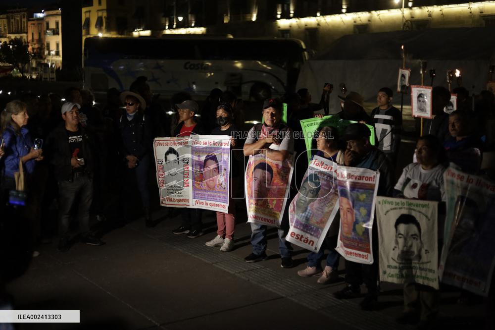 Rally For 43 Disappeared Students - Mexico City