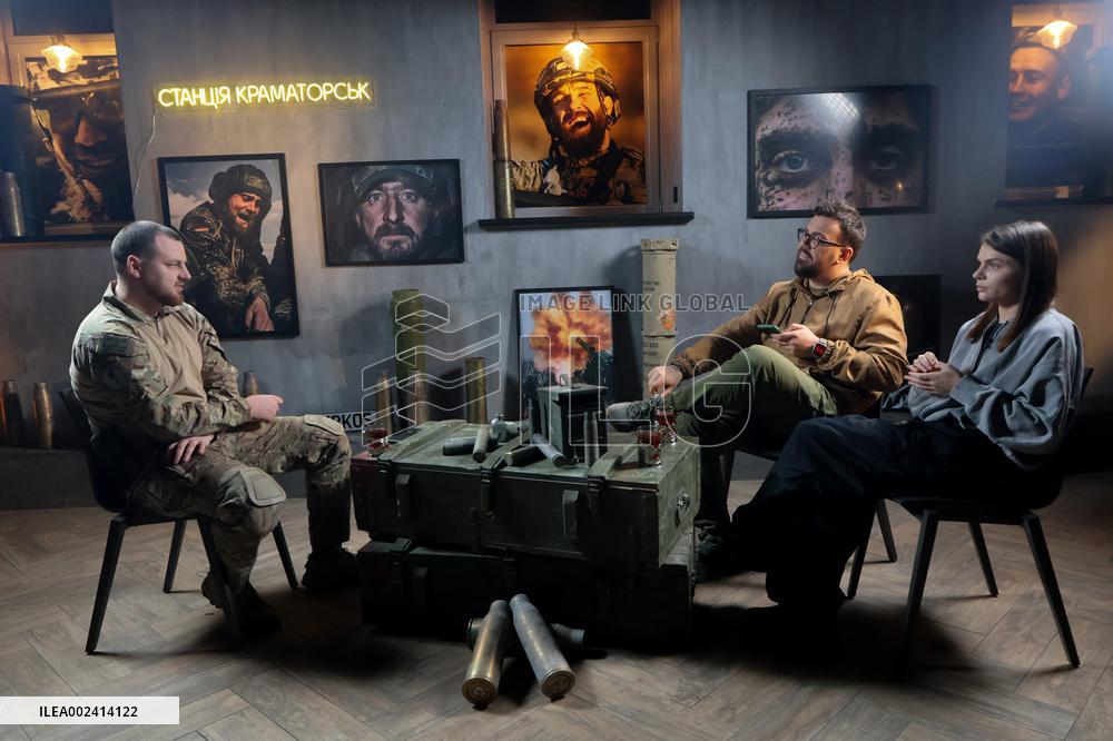 Serviceman Dronho on Station Kramatorsk programme