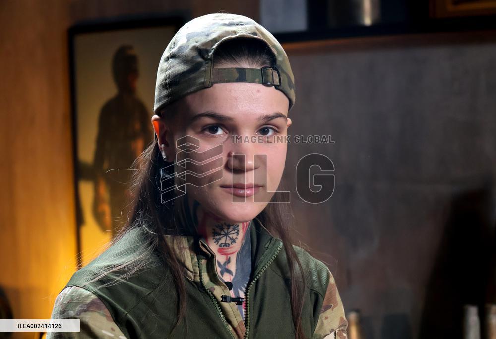 Servicewoman Runa on Station Kramatorsk programme