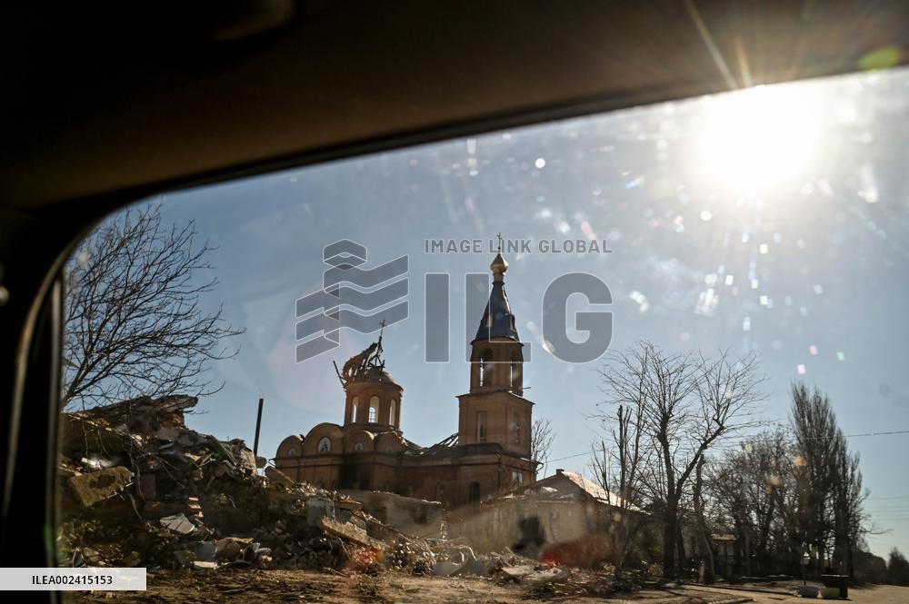 Life in Orikhiv situated close to front line