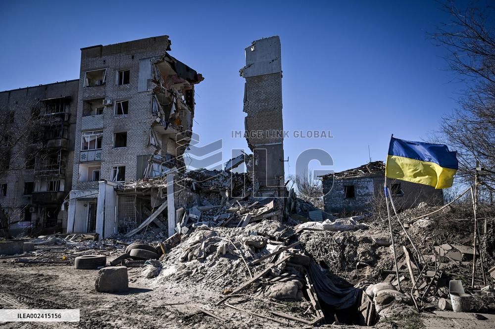 Life in Orikhiv situated close to front line