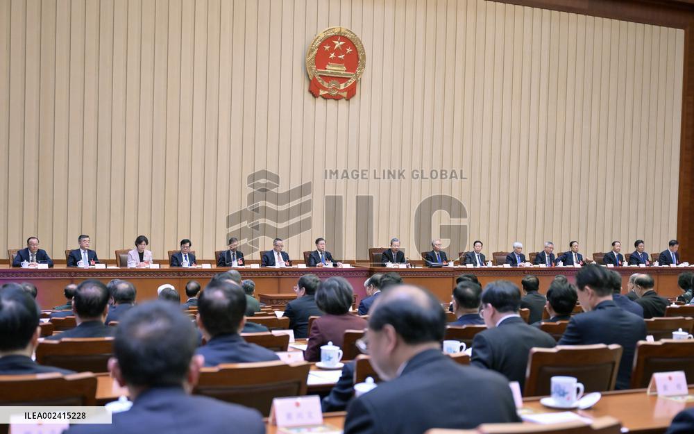 (TWO SESSIONS) CHINA-BEIJING-NPC-PRESIDIUM-MEETING (CN)