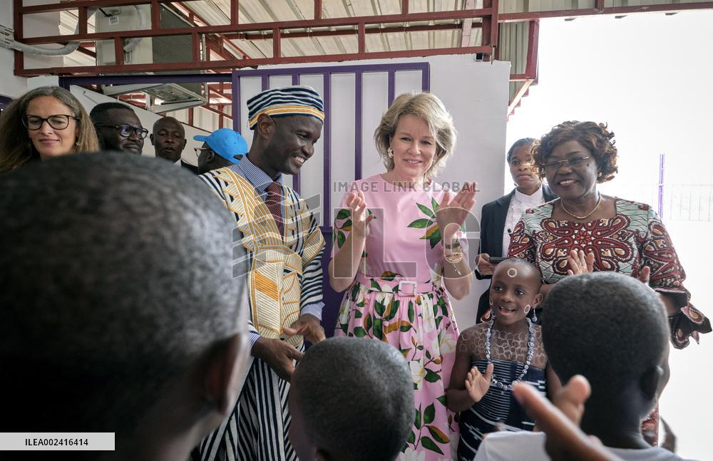 Queen Mathilde Visit To Ivory Coast