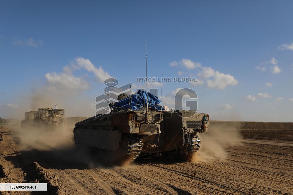 ISRAEL-GAZA BORDER-MILITARY TRAINING