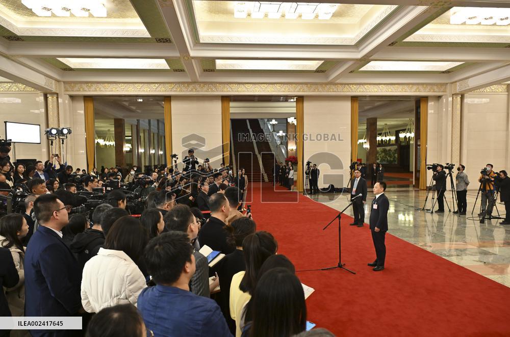 (TWO SESSIONS) CHINA-BEIJING-NPC-MINISTERS-INTERVIEW (CN)