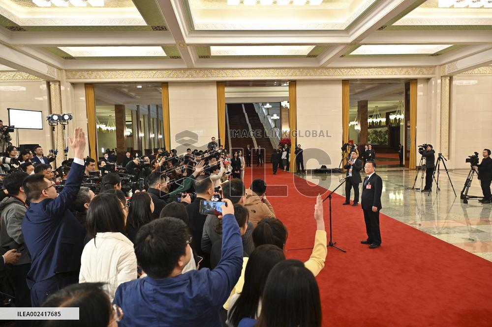 (TWO SESSIONS) CHINA-BEIJING-NPC-MINISTERS-INTERVIEW (CN)