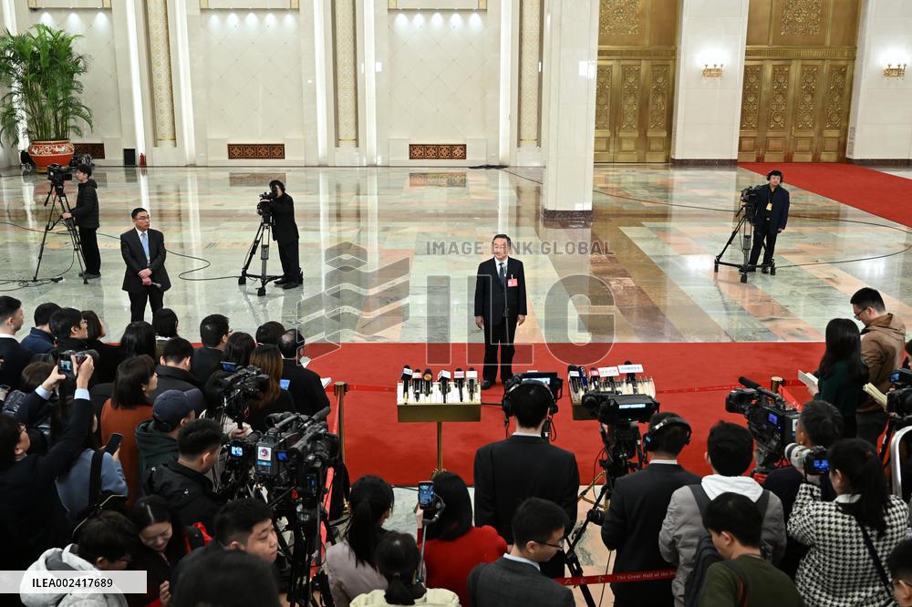 (TWO SESSIONS) CHINA-BEIJING-NPC-MINISTERS-INTERVIEW (CN)