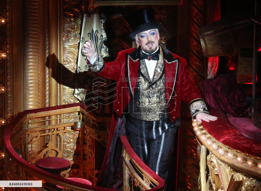 Boy George Performs In Moulin Rouge The Musical Play - NYC