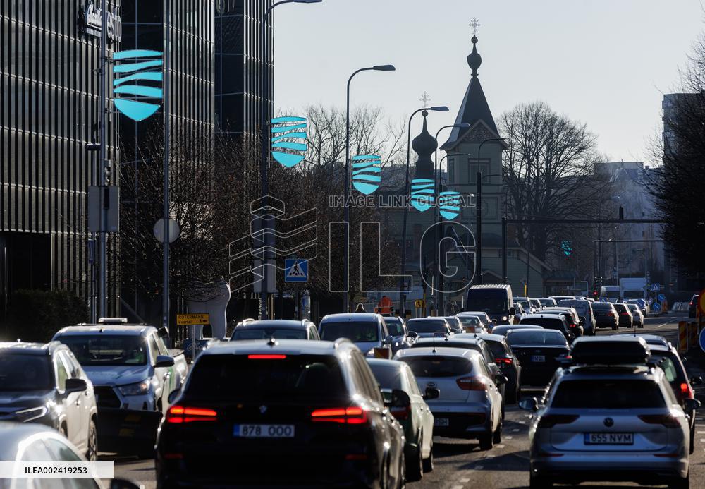 Old Harbor tramway construction work continued