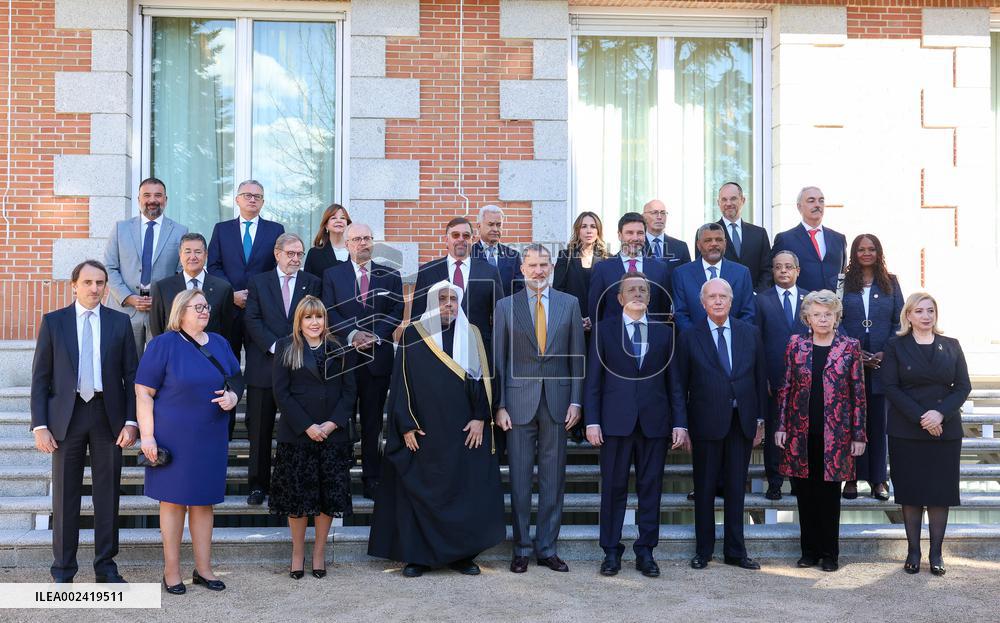 King Felipe Receives World Jurist Association - Madrid