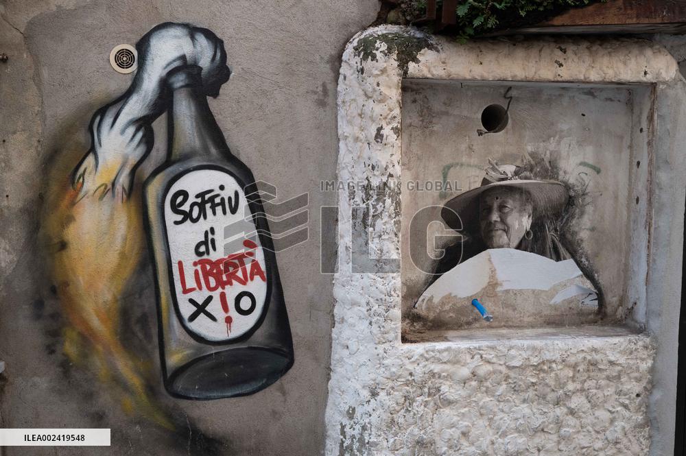 Independentist Graffiti Covers Walls - Bastia