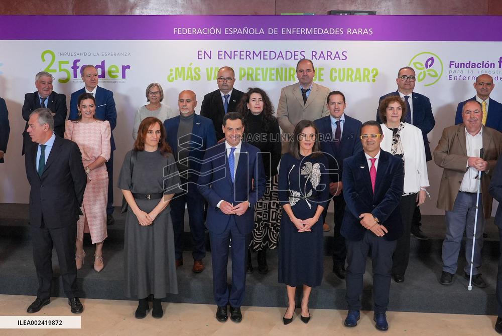 Queen Letizia Presides Over Rare Disease Day Ceremony - Seville