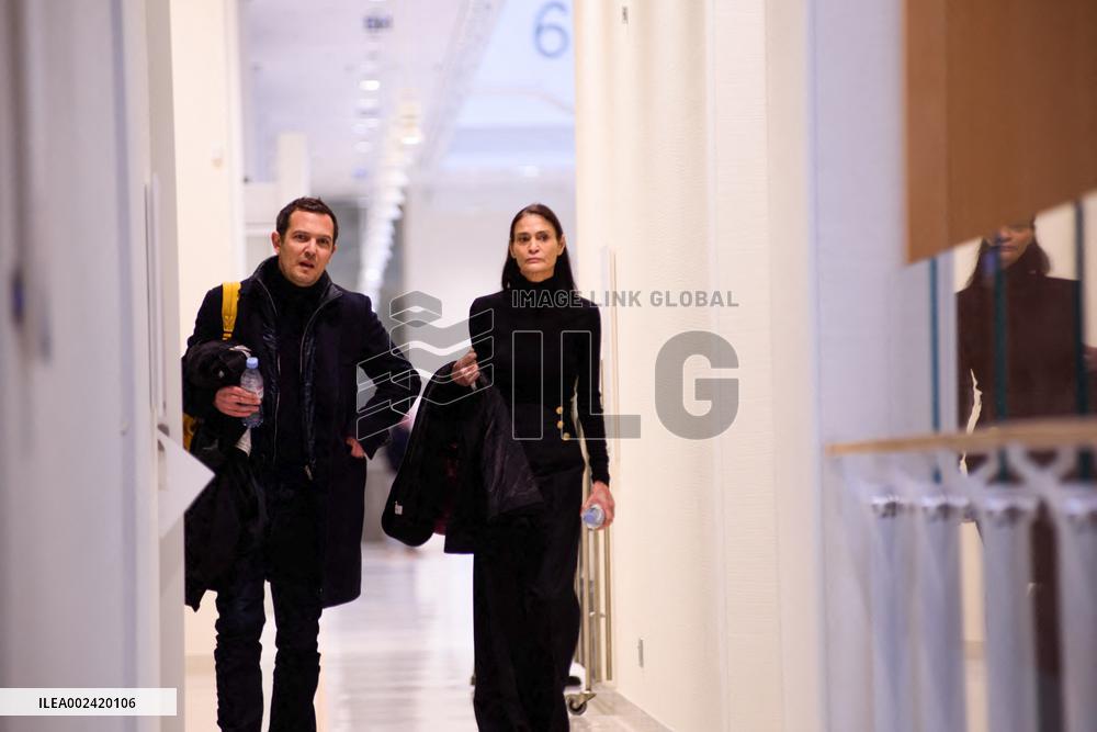 Trial Of Charlotte Lewis Against Roman Polanski - Paris