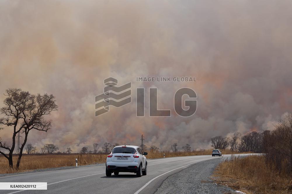 RUSSIA-PRIMORYE TERRITORY-WILDFIRES