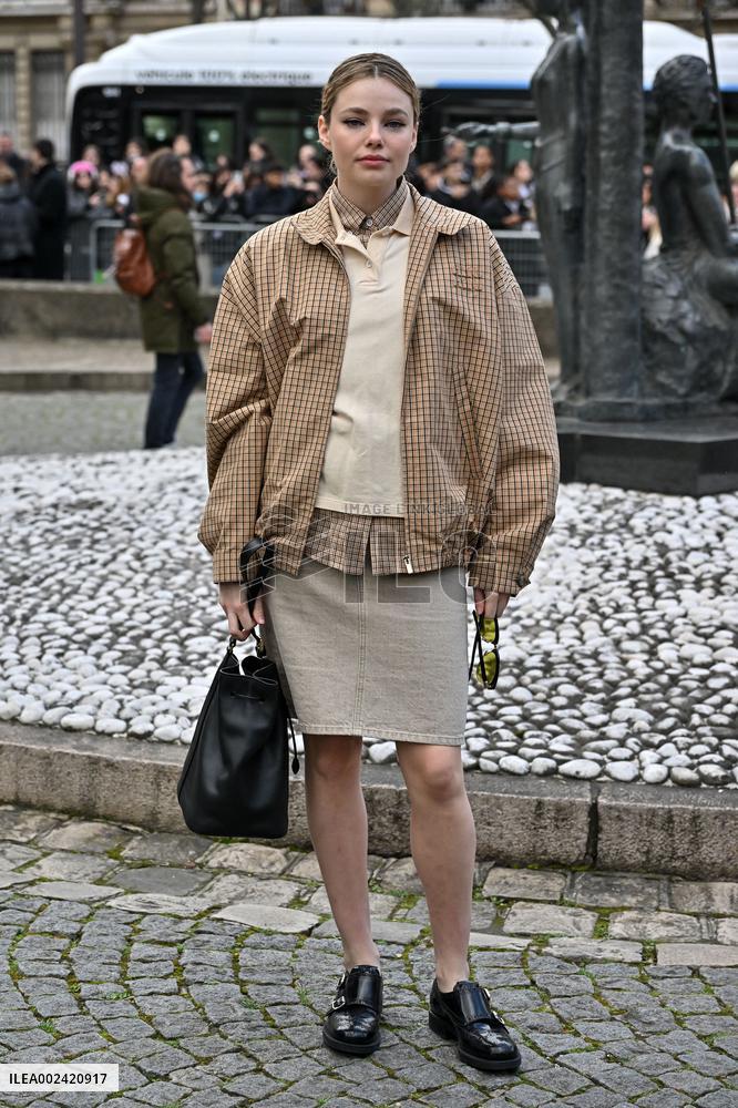 PFW Miu Miu Outside Arrivals
