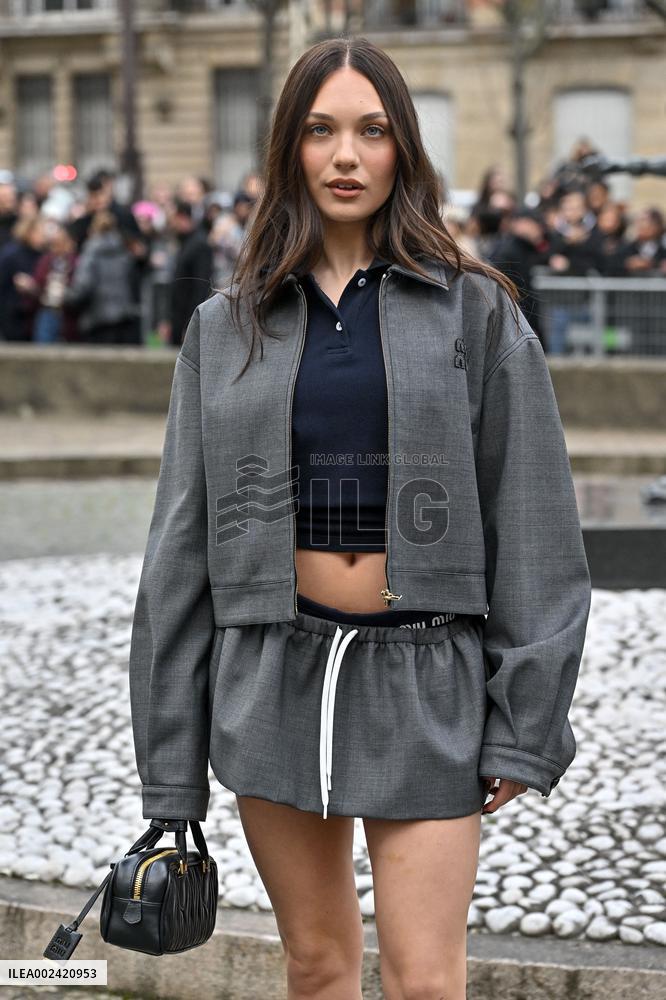 PFW Miu Miu Outside Arrivals