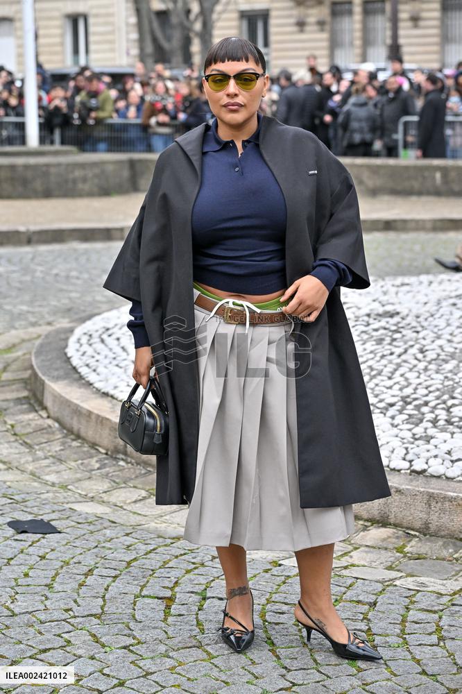 PFW Miu Miu Outside Arrivals