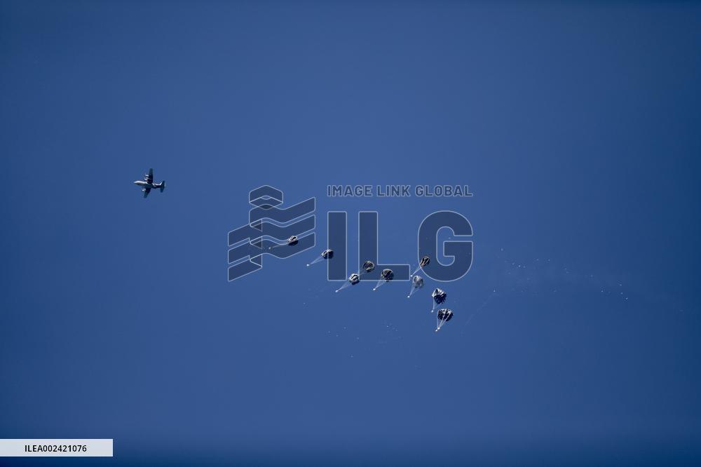MIDEAST-GAZA-JORDAN-HUMANITARIAN AID-JOINT AIRDROPS