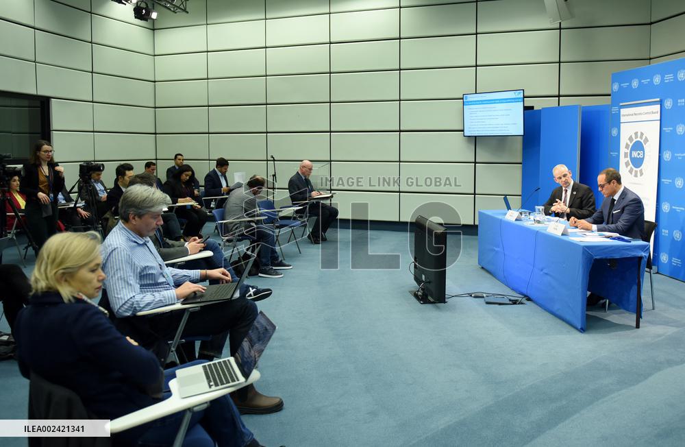 AUSTRIA-VIENNA-INCB-ONLINE DRUG TRAFFICKING-RISE