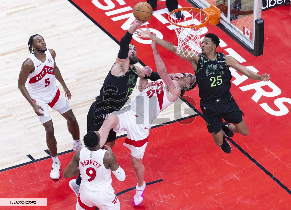 (SP)CANADA-TORONTO-NBA-RAPTORS VS PELICANS