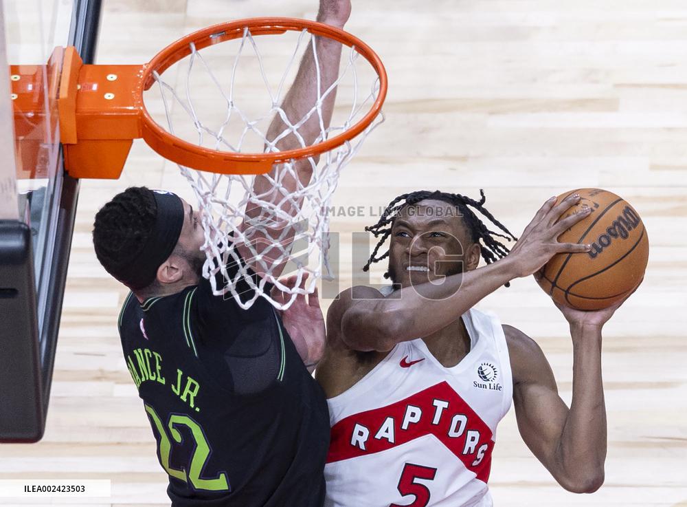 (SP)CANADA-TORONTO-NBA-RAPTORS VS PELICANS