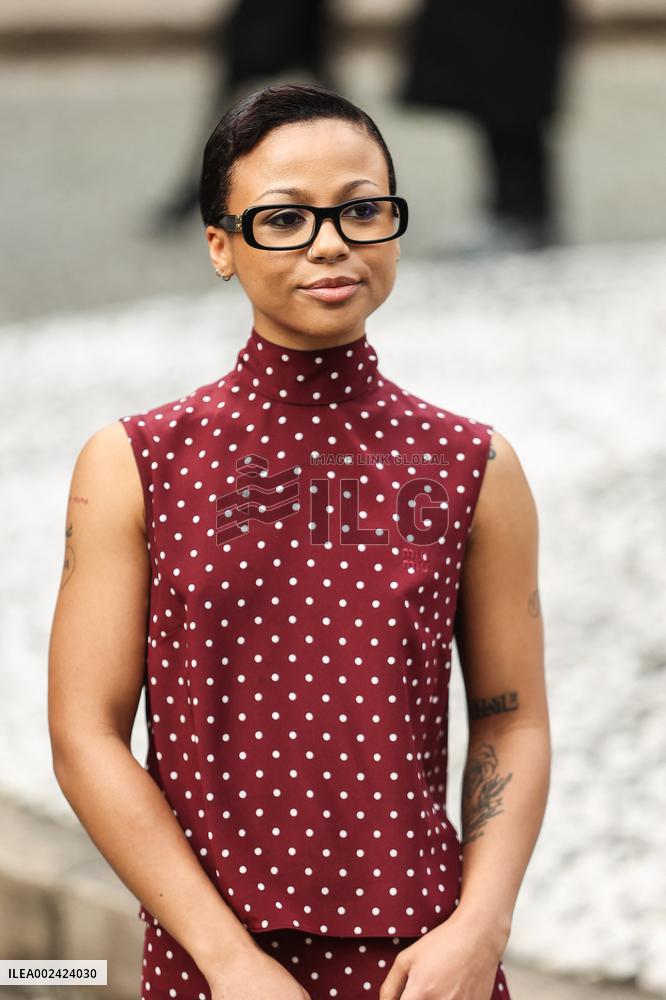 PFW - Miu Miu Womenswear Fall/Winter 2024-2025 - Arrivals NB