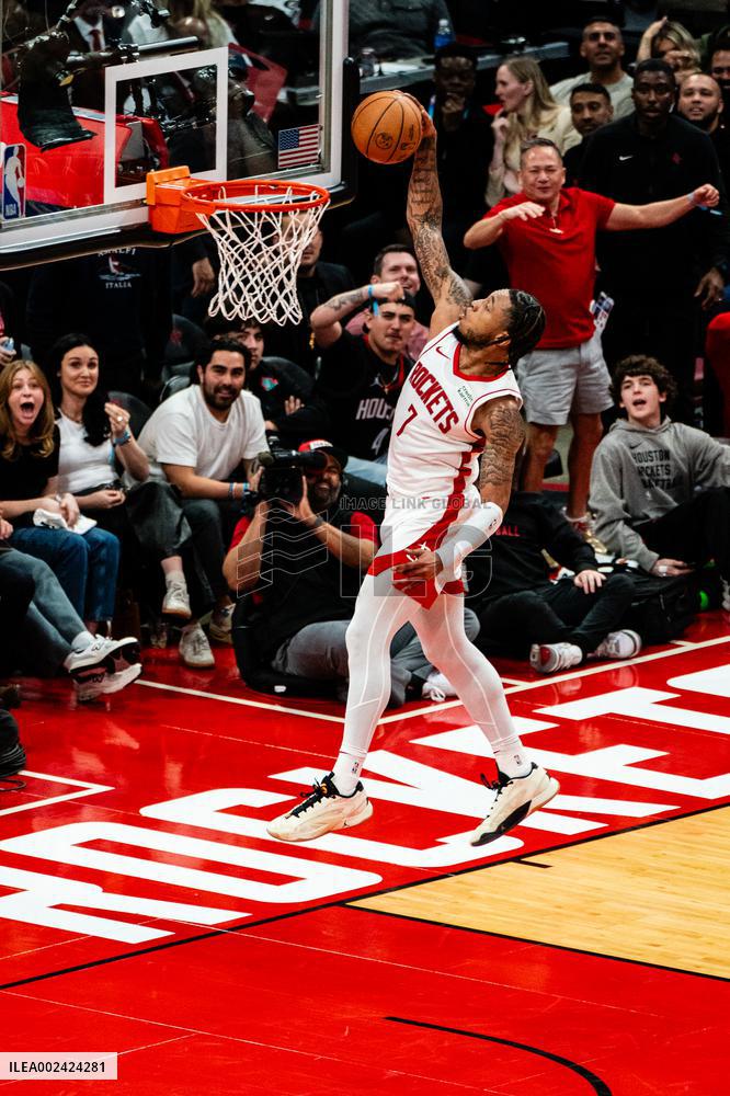 (SP)U.S.-HOUSTON-BASKETBALL-NBA-SPURS VS ROCKETS