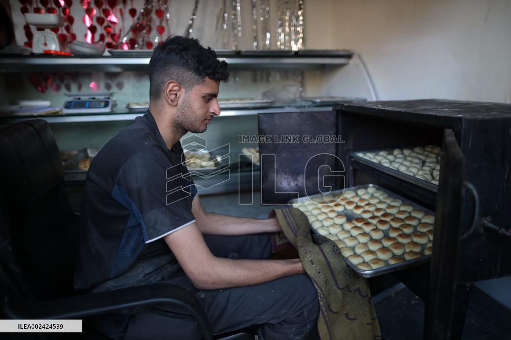 MIDEAST-GAZA-AL-MAGHAZI REFUGEE CAMP